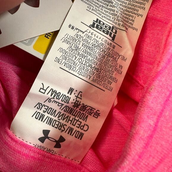 NWT Under Armour Women’s Pink Heat Gear Full Zip Jacket - Size Medium - Picture 7 of 8
